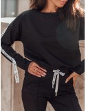 Schwarzes Damen-Trainingsanzug-Set FI534 – Online-Shop – Boutique